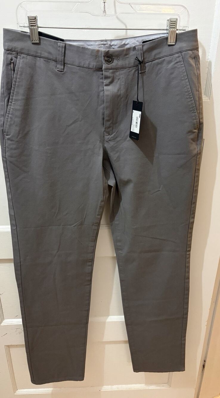 E13 Bonobos Stretch Weekday Warrior Chinos 31x32 Straight Fit Friday Slate NWT